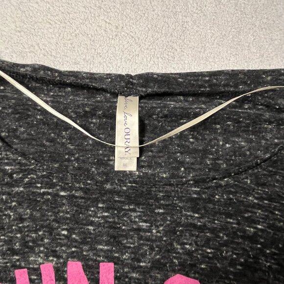 Run On Texas Women’s Hoodie Shirt – Size Medium –Polyester Blend - Good Cond - Picture 4 of 9